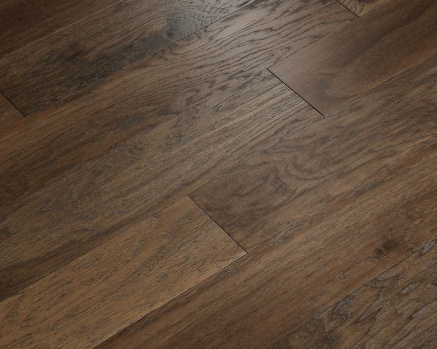 Bountiful 6.5in Wirebrushed Hickory Engineered Hardwood Flooring