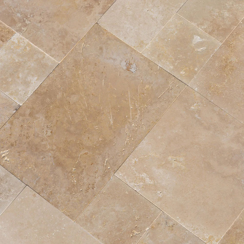 Antique Pattern Travertine Flooring Tiles